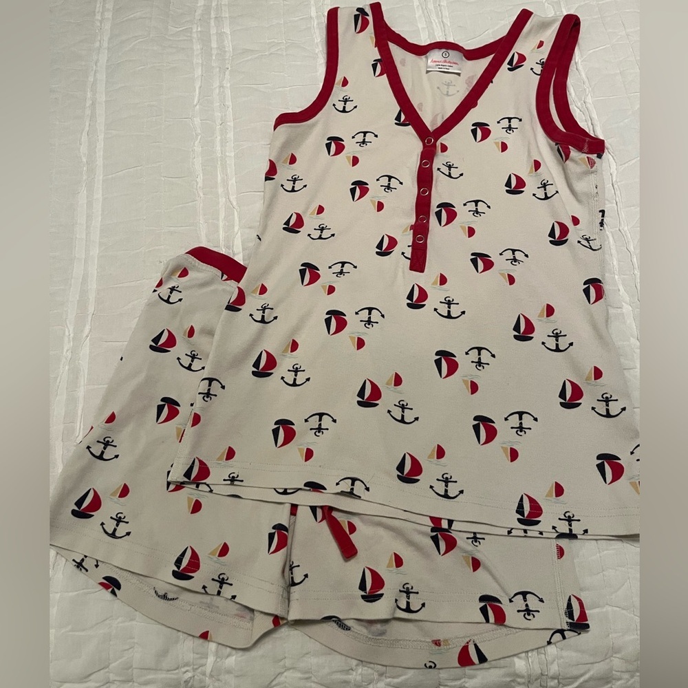 Hanna Andersson Nautical Pajamas Women’s Size Small